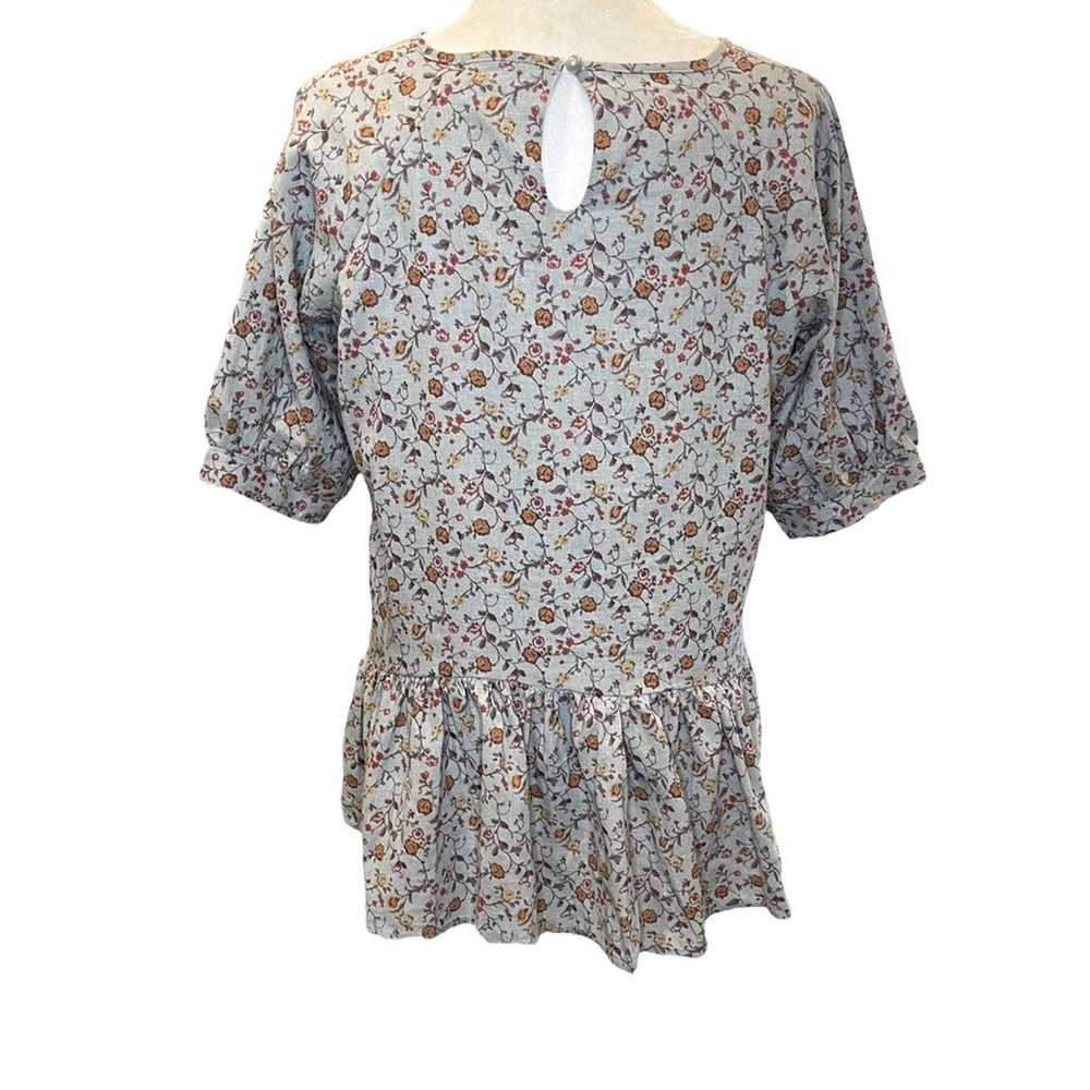 NWOT HIDDEN ALLEY Floral Vintage Style Lined Blou… - image 3