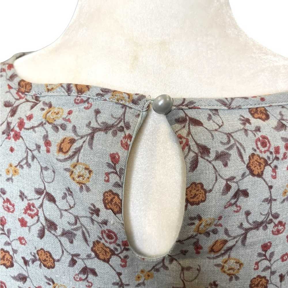 NWOT HIDDEN ALLEY Floral Vintage Style Lined Blou… - image 7