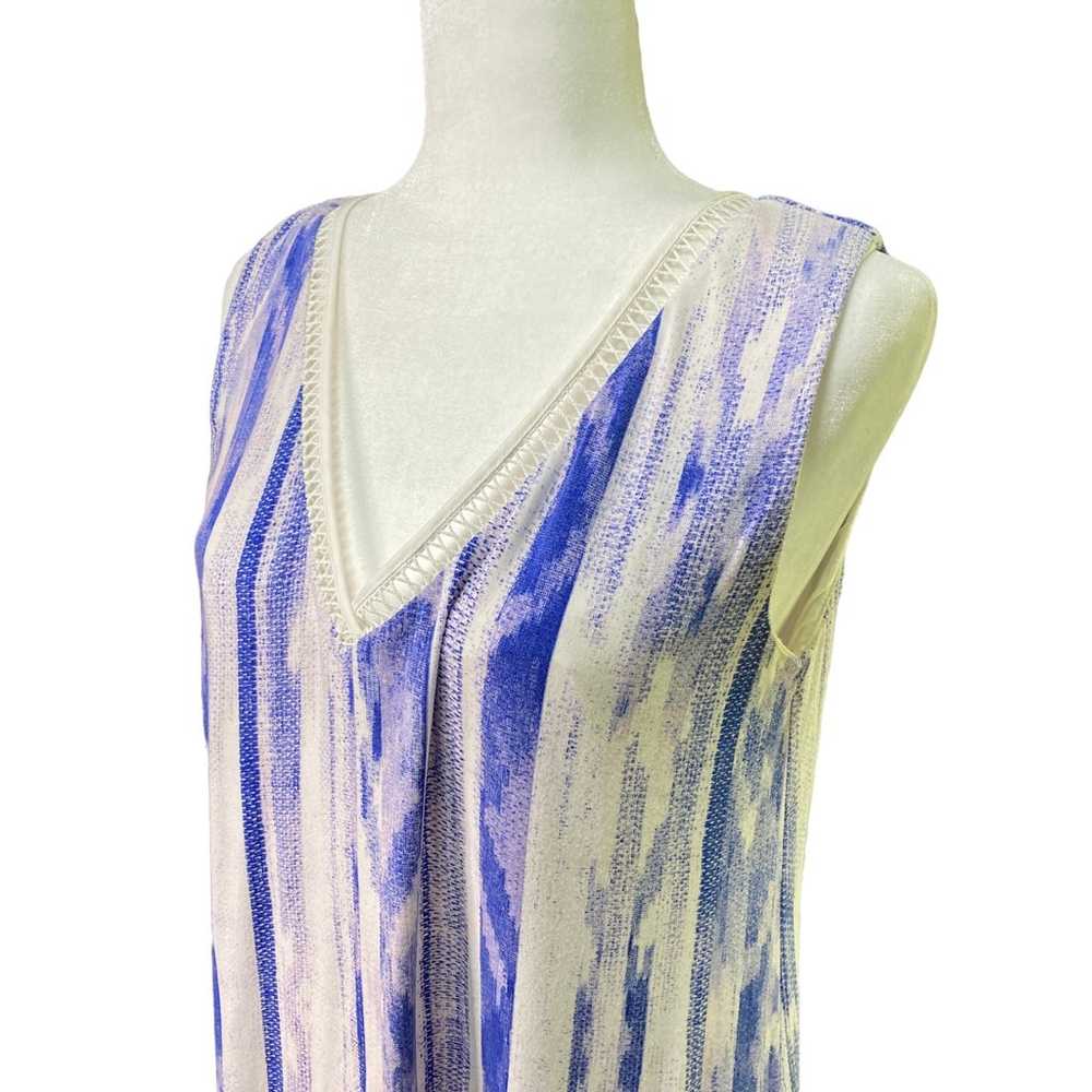 TART COLLECTIONS | sz L Women's Blue/White Ikat S… - image 2