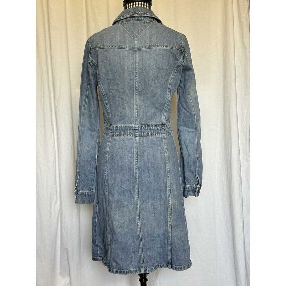 VINTAGE TOMMY HILFIGER DENIM DRESS BLUE WOMENS SI… - image 2