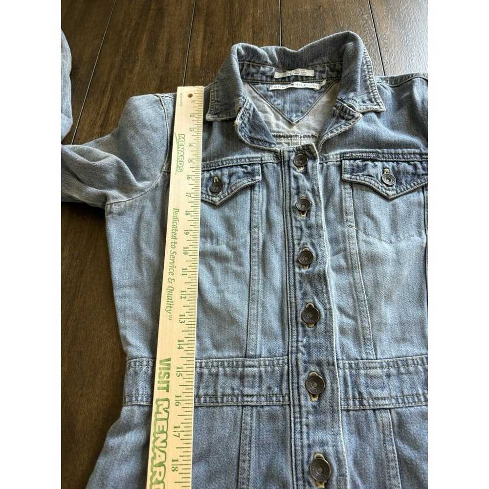 VINTAGE TOMMY HILFIGER DENIM DRESS BLUE WOMENS SI… - image 5