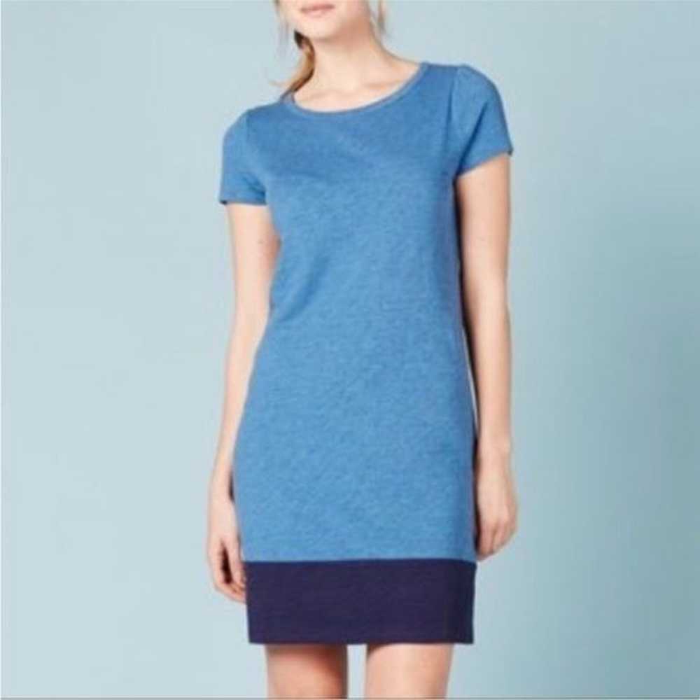 Boden slub knit colorblock short sleeve t-shirt d… - image 11