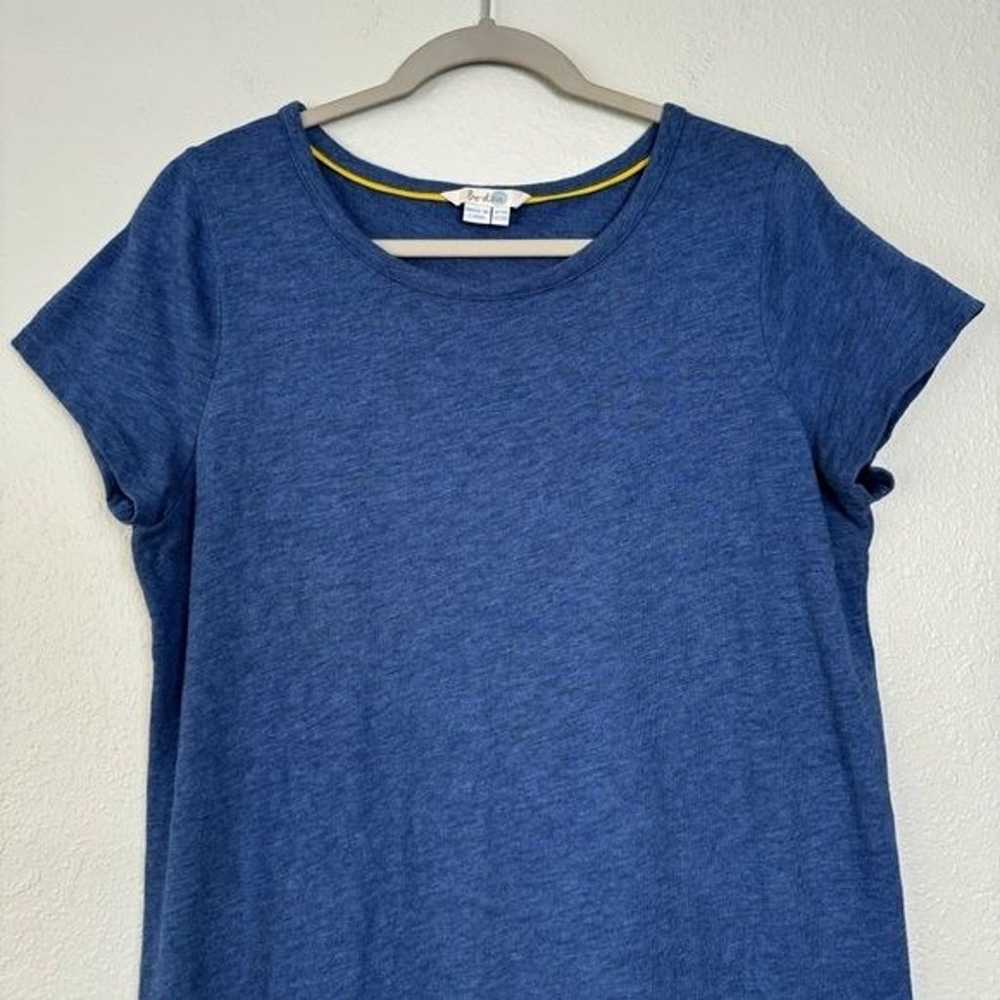 Boden slub knit colorblock short sleeve t-shirt d… - image 3