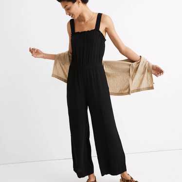 Madewell Smocked Tank Jumpsuit