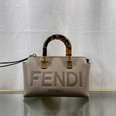 Fendi FENDI Dark Beige Mini By The Way Top Handle… - image 1