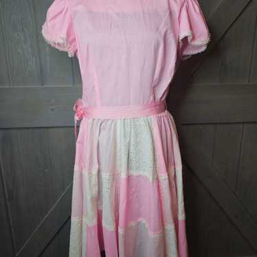 Vintage Square Dance Dress Co Dress sz 18 - image 1