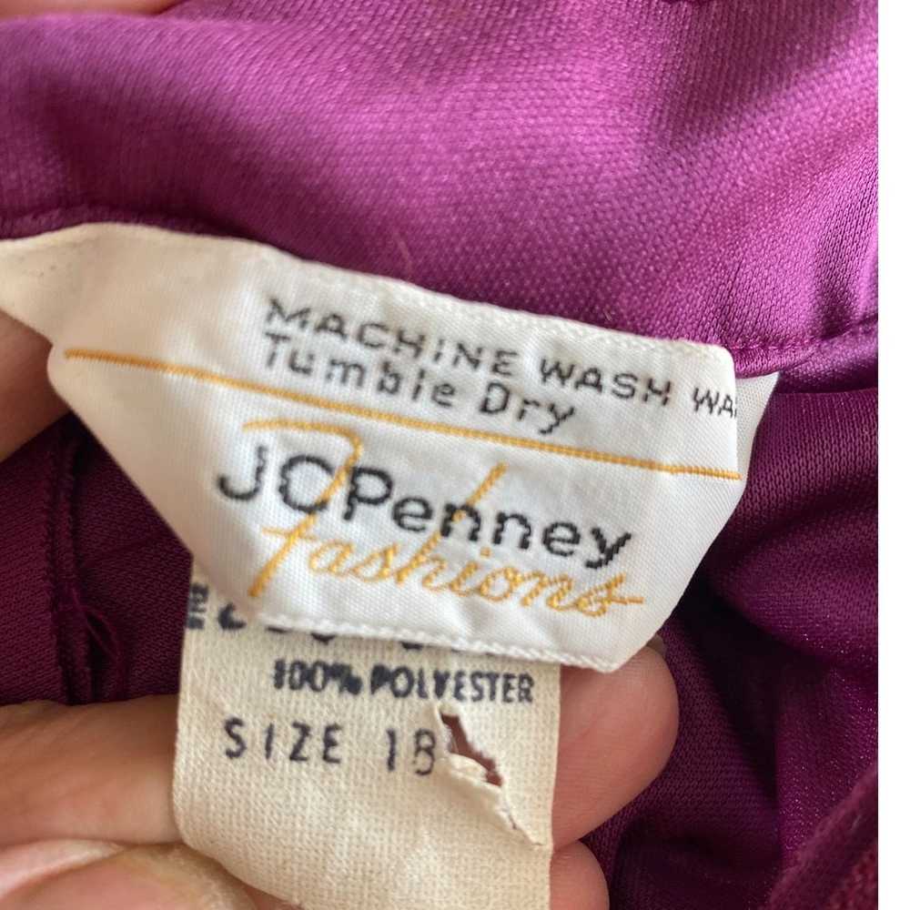 JCPenny Fashions Maxi Dress Purple Women Vintage … - image 5