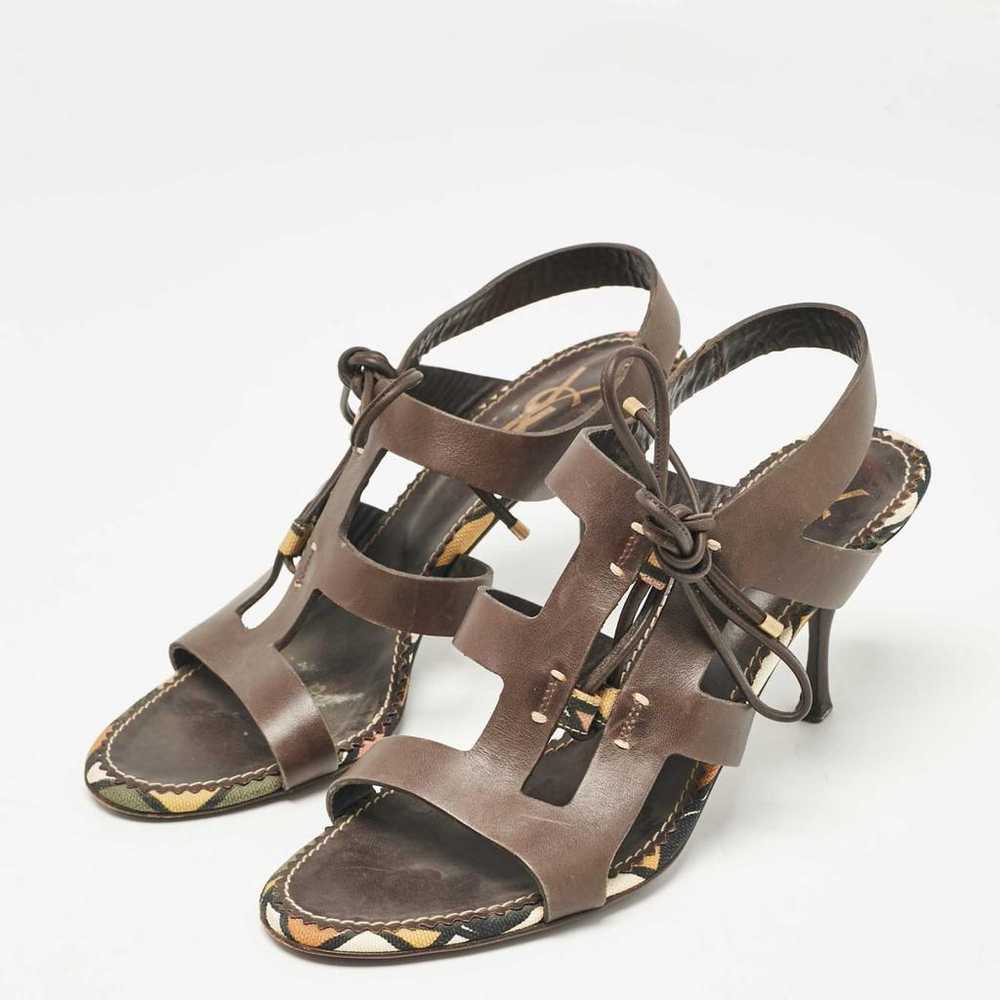 Yves Saint Laurent Patent leather sandal - image 2