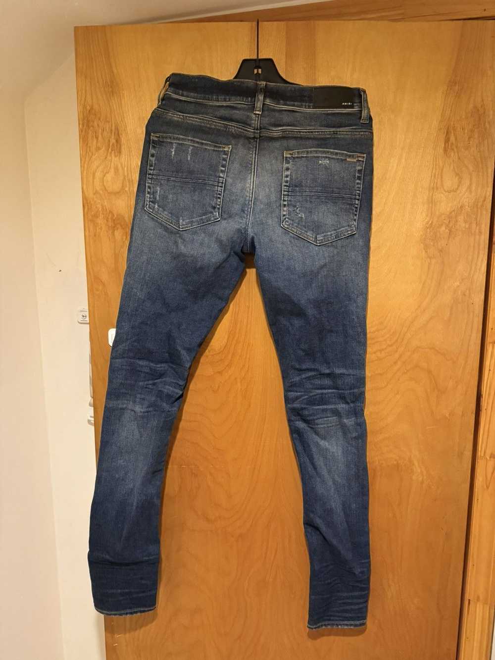 Amiri Amiri mx1 red bandana deep indigo denim jea… - image 6