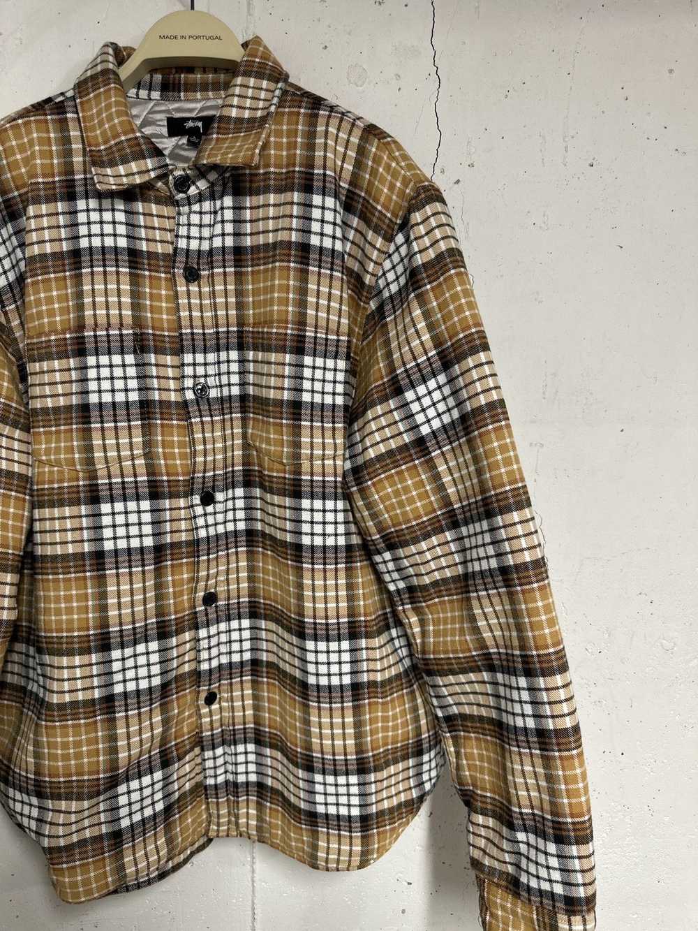 Stussy STUSSY QUILTED LINED PLAID SHIRT - image 1