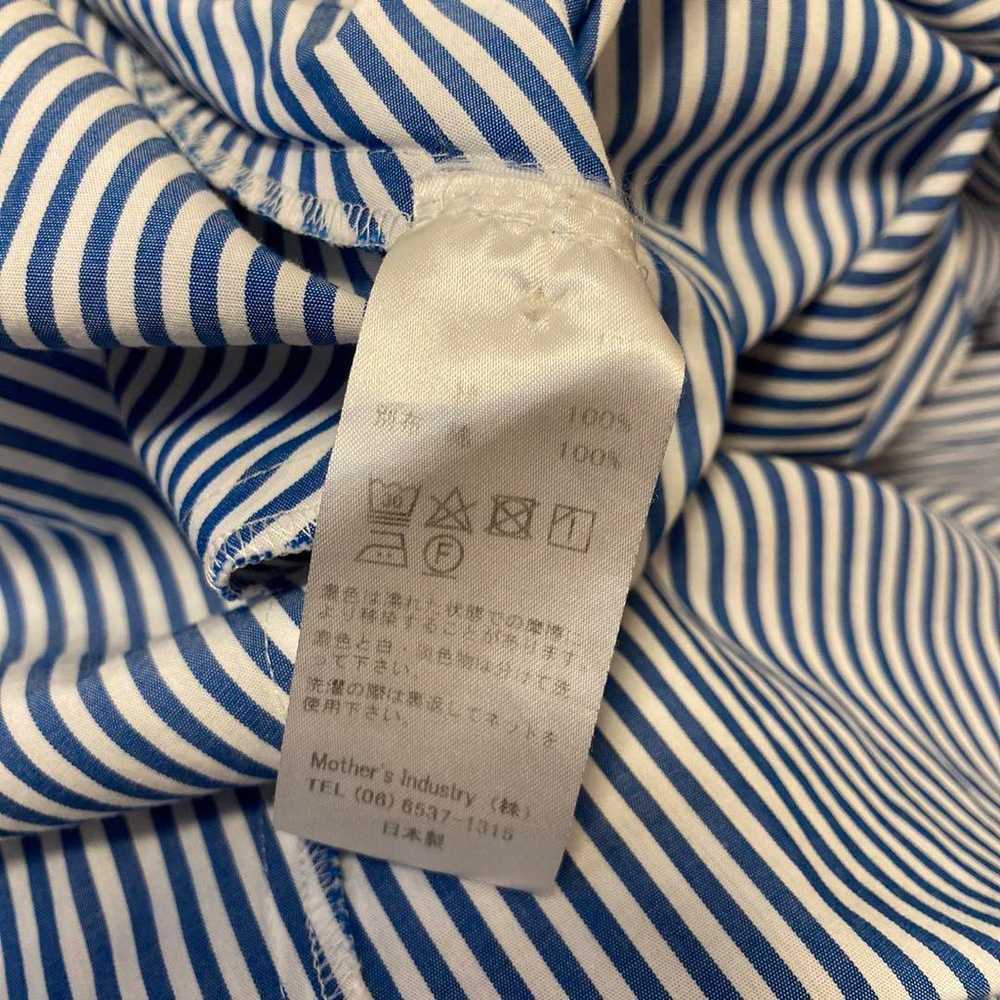 Light Blue and White Striped Shirt Dress - image 4