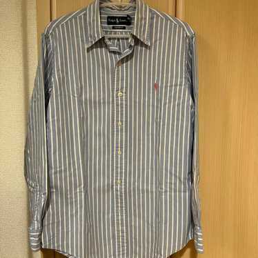 Ralph Lauren striped cotton shirt M Polo - image 1