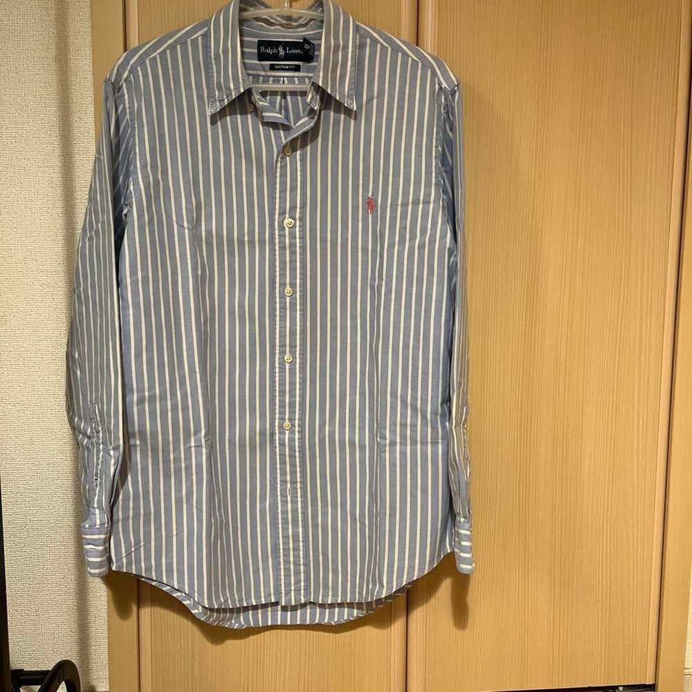 Ralph Lauren striped cotton shirt M Polo - image 2