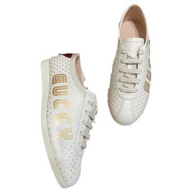 Gucci Falacer leather trainers