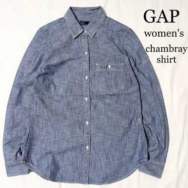 Ladies' GAP Chambray Shirt Plain Made in India Vin