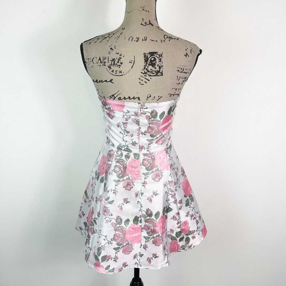 Superdown NWOT Floral Print Strapless Pearla Dres… - image 5