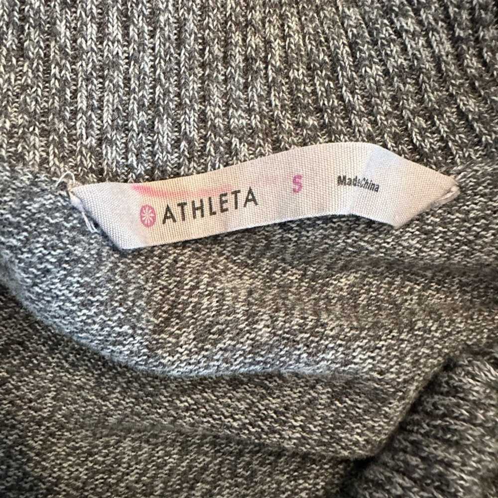 Athleta Sochi Gray Sweater Dress Small Wool Blend… - image 4