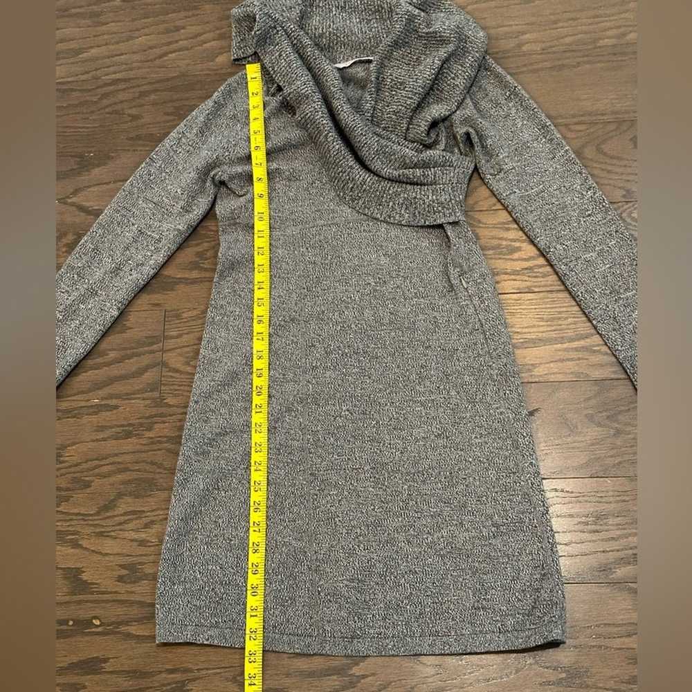 Athleta Sochi Gray Sweater Dress Small Wool Blend… - image 5