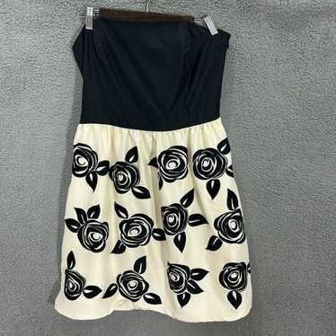 White House Black market dress womens 12 floral em