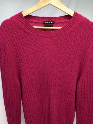 Tom Ford TOM FORD 100% Cashmere Cable Ribbed Pull… - image 1