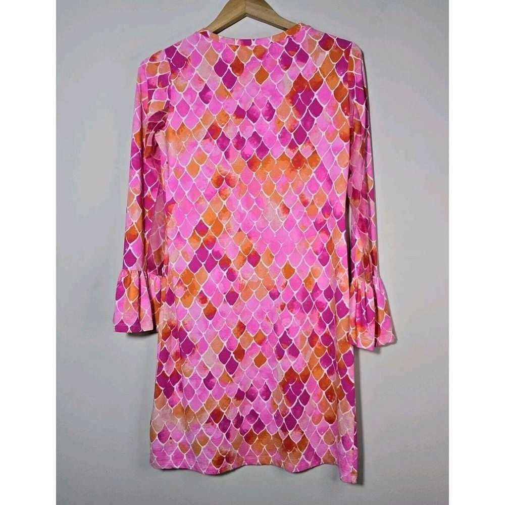 IBKUL ARIEL PINK Long Sleeve Dress Mermaid Size S… - image 9