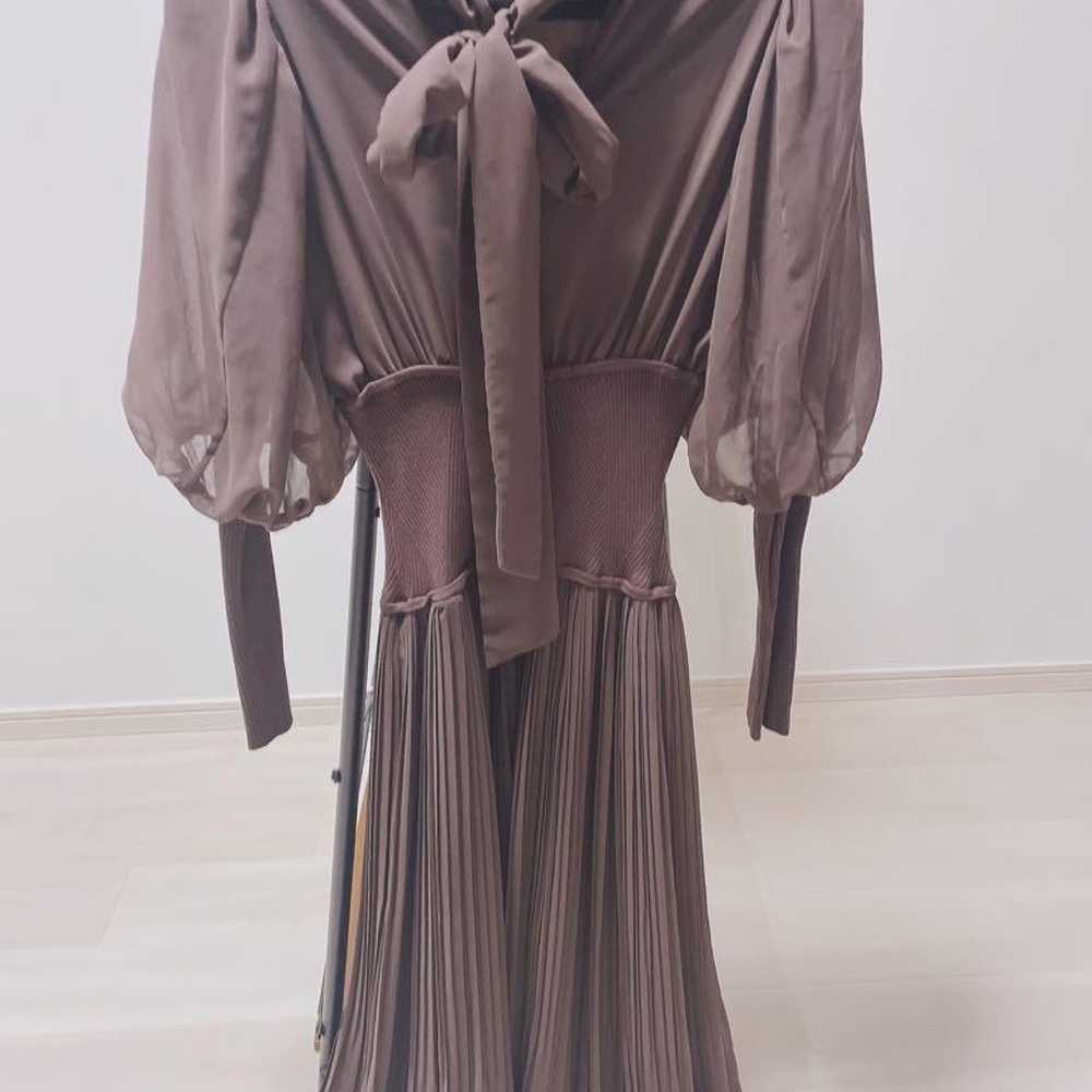 SNIDEL Brown Long Dress Size 0 - image 2