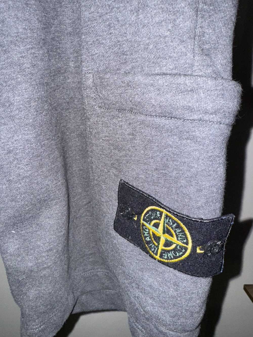 Stone Island Stone Island Sweatshorts Sage Color - image 2