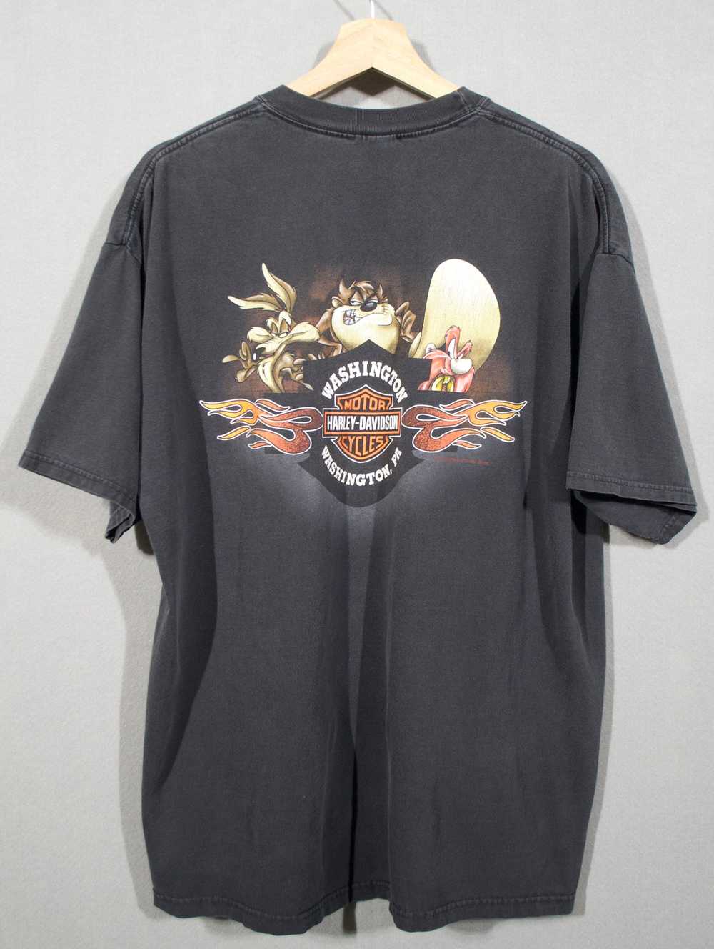 Harley Davidson Looney Tunes Tshirt sz XL - image 2