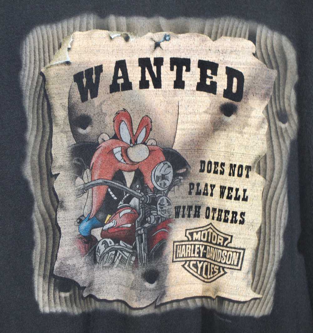 Harley Davidson Looney Tunes Tshirt sz XL - image 3