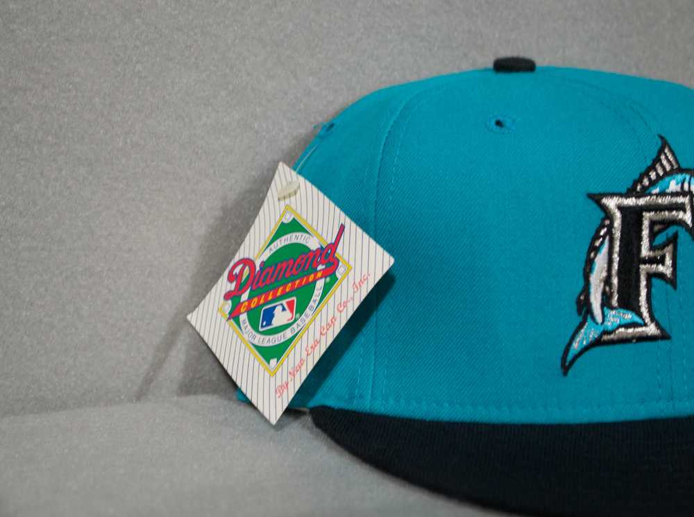 Marlins New Era Diamond Collection Fitted sz 7 3/… - image 2