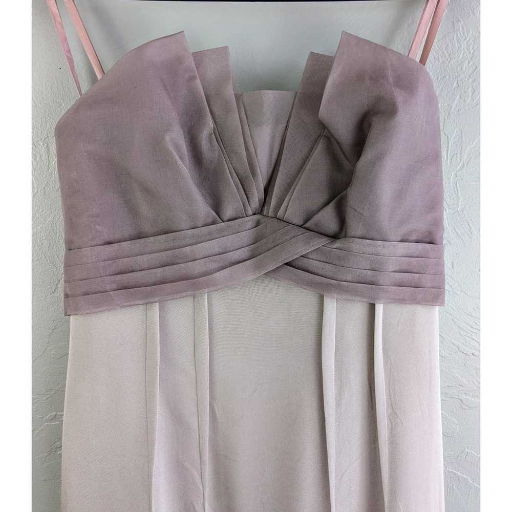 BCBG MAXAZRIA RUNWAY Purple Strapless Dress Size 6 - image 4