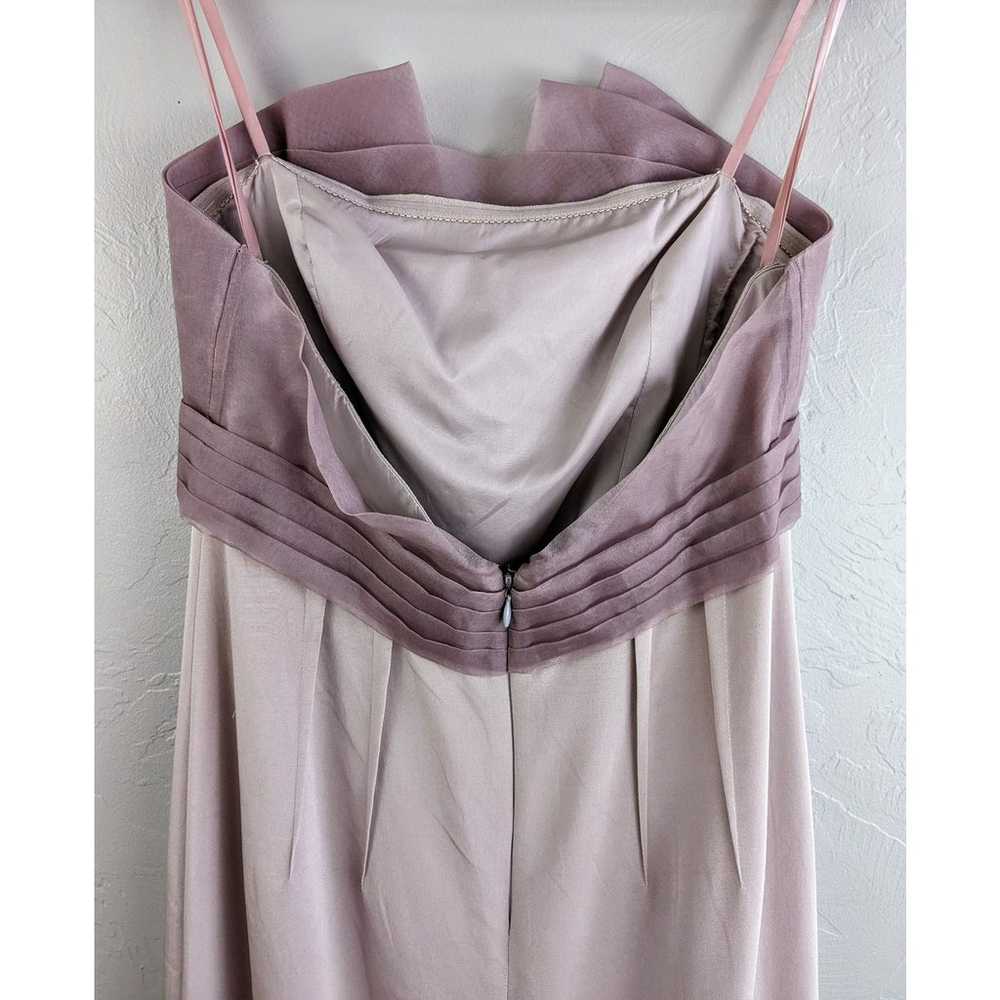 BCBG MAXAZRIA RUNWAY Purple Strapless Dress Size 6 - image 5