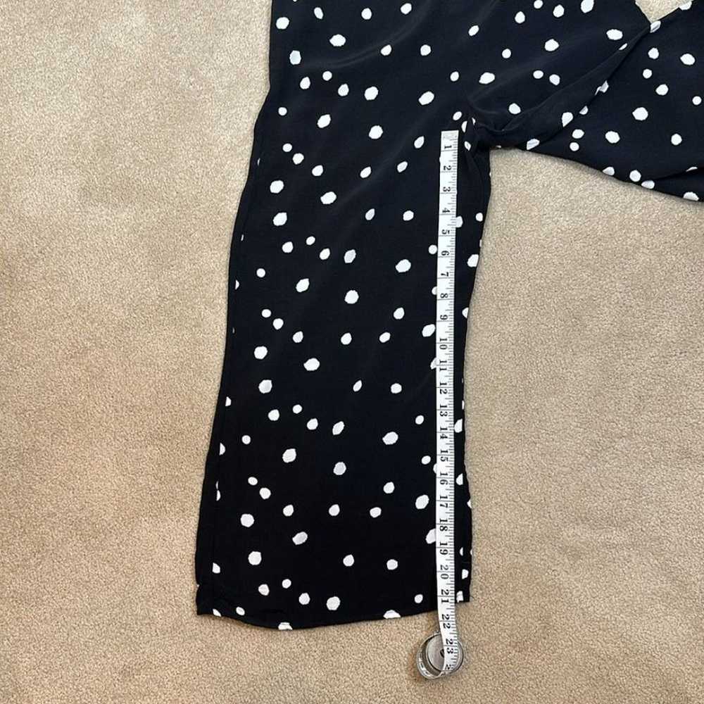 Topshop Black White Polka Dot Jumpsuit Summer Coq… - image 5