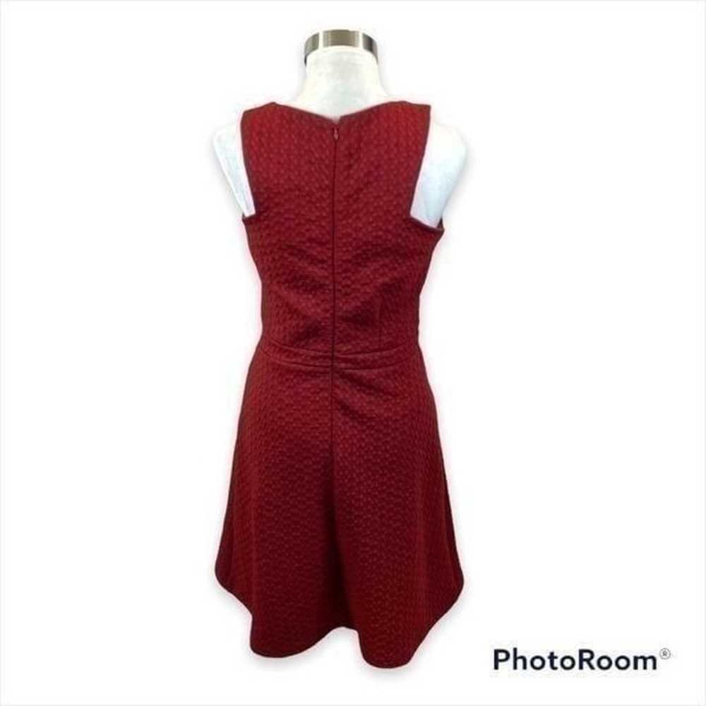 Maison Jules Burgundy Textured Sleeveless Midi Dr… - image 4