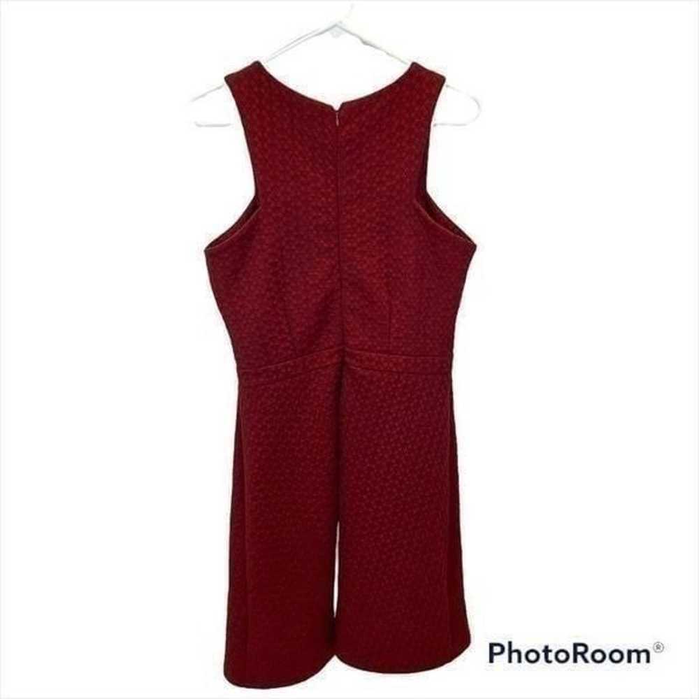 Maison Jules Burgundy Textured Sleeveless Midi Dr… - image 8