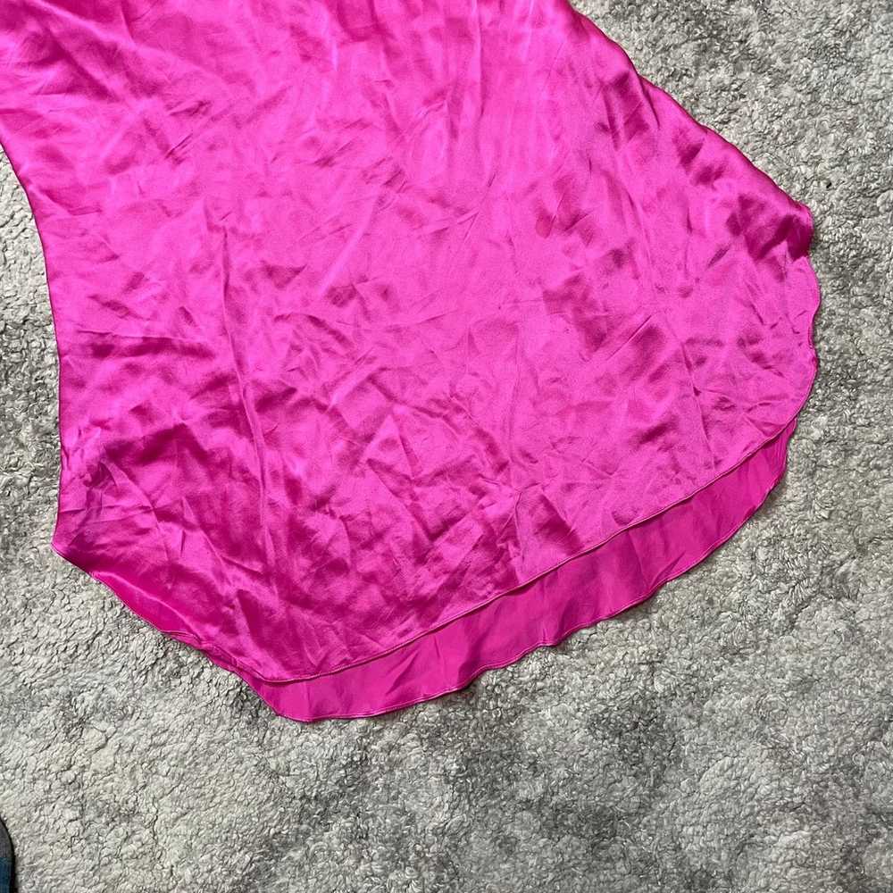 Victoria’s Secret gold label hot pink slip dress … - image 4