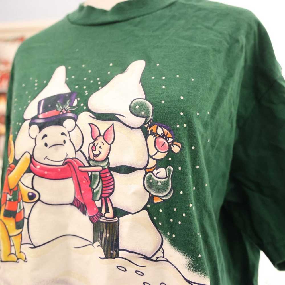 Vintage Winnie the Pooh Christmas shirt - image 2