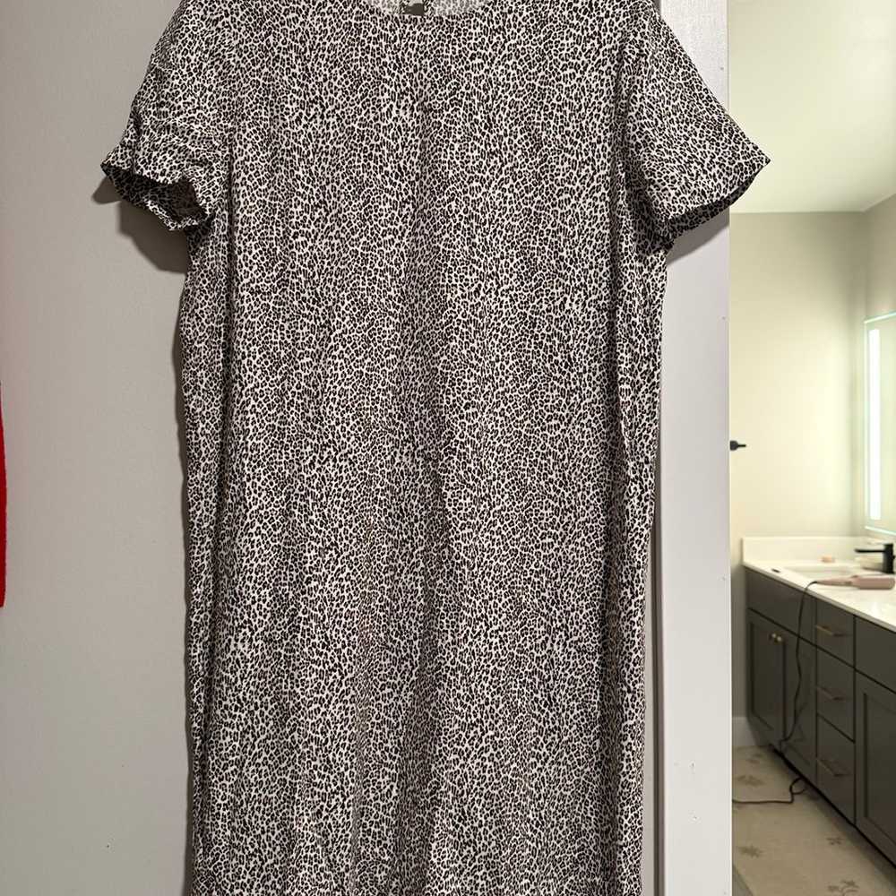 Jenni Kayne leopard T shirt dress - image 2