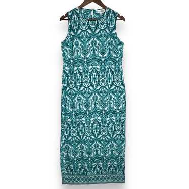 Coolibar UPF 50+ Sleeveless Teal Damask Print Sun 