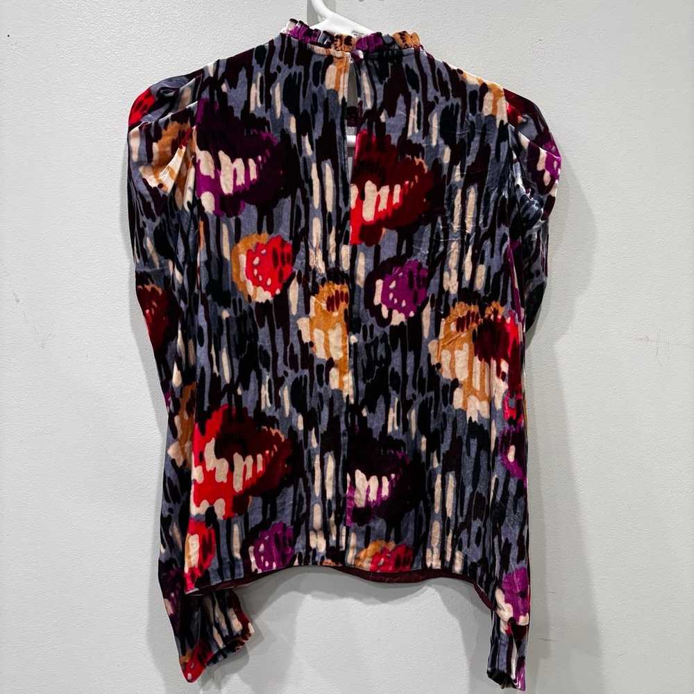 Ulla Johnson Disco Giles Velvet Puff Sleeves Flor… - image 9