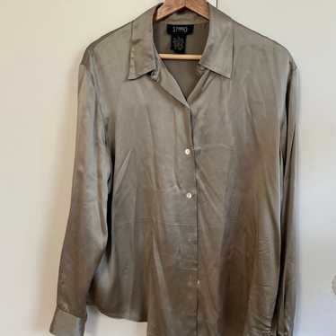 100% silk vintage shirt - image 1