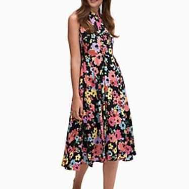 Kate Spade Black Floral Sleeveless Dress