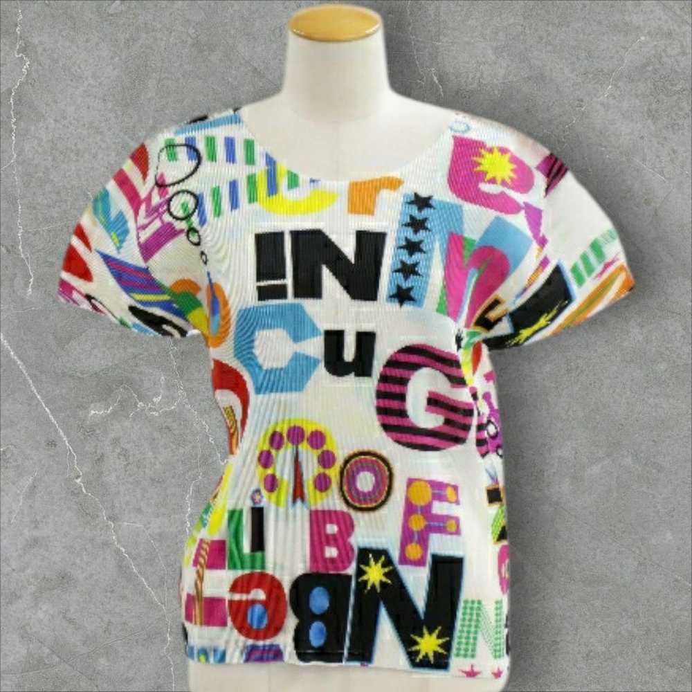 ISSEY MIYAKE Alphabet T-shirt Cut and Sew - image 1