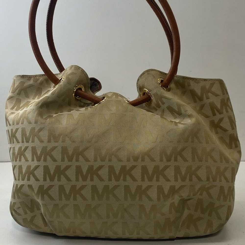 Michael Kors Monogramed Shoulder Bag Beige - image 2