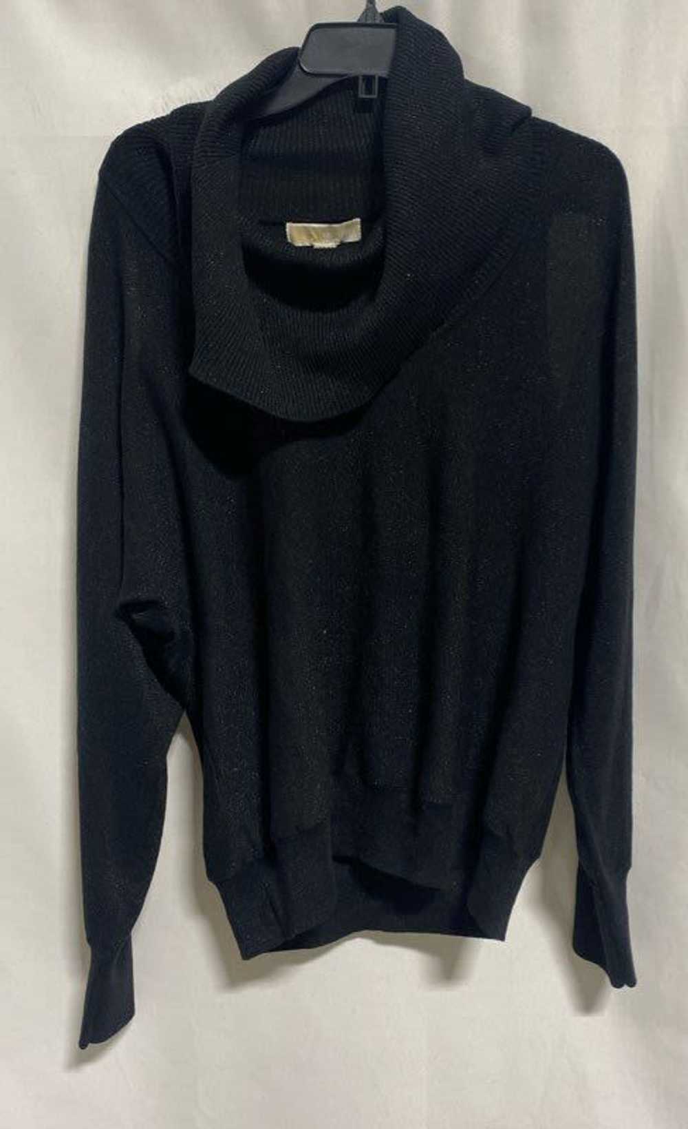 NWT Michael Kors Womens Black Long Sleeve Turtlen… - image 1