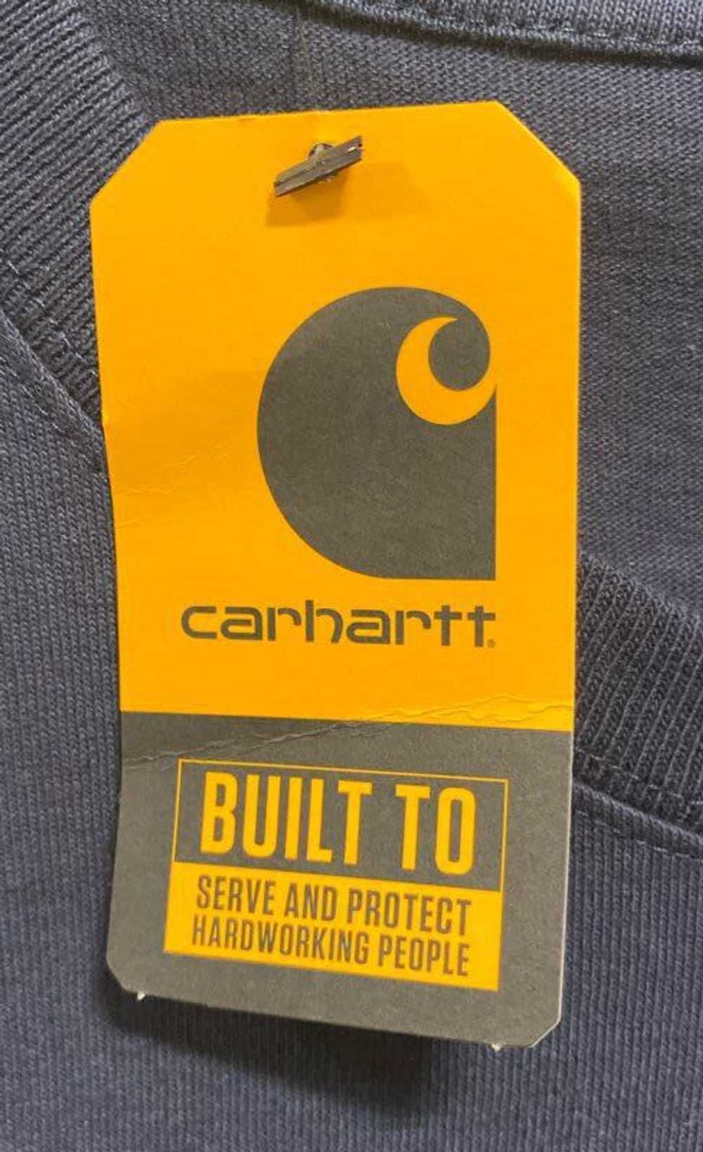 NWT Carhartt Mens Navy Blue Cotton Short Sleeve L… - image 5