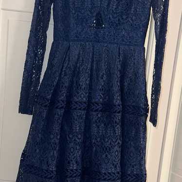 Blue Lace Dress