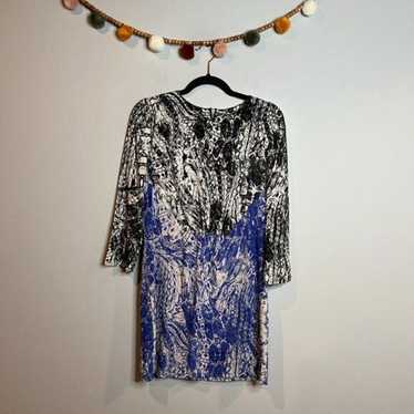 Armani Exchange patterned shift dress