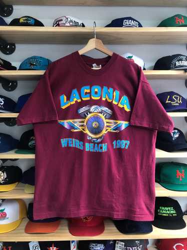 Vintage 1997 Laconia Bike Rally Tee Size XL