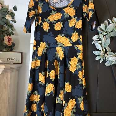 LuLaRoe Nicole Dress Floral Print